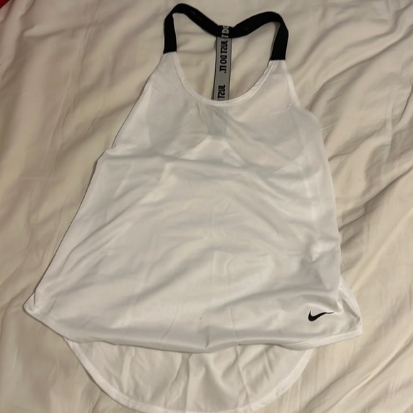 Nike Tops - White & Black Nike Tank Top